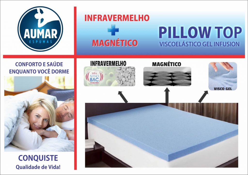 Pillow Top Infra Vermelho